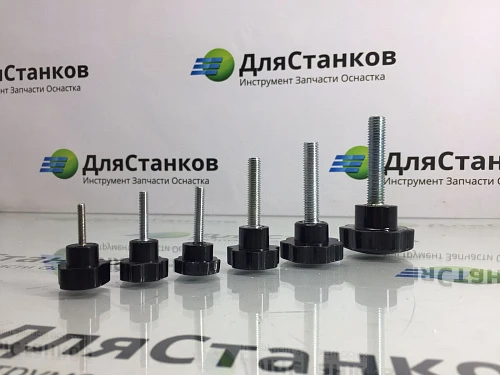 Ручка Винт - Барашек Бакелитовый М8х40мм х D30 – фото 1