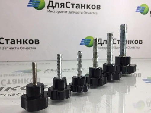 Ручка Винт - Барашек Бакелитовый М8х40мм х D30 – фото 6