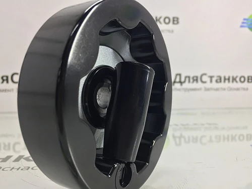 Штурвал бакелитовый со складной ручкой 100 мм Посадка 12 мм паз 4 мм – фото 4
