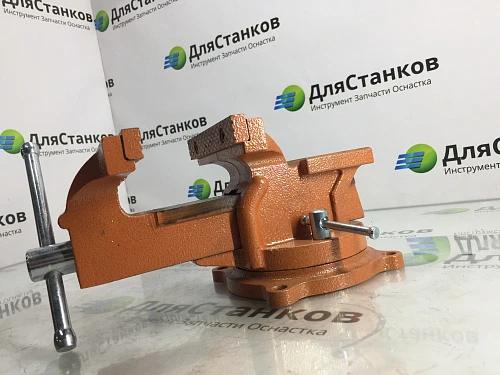 Тиски слесарные 125 мм. Поворотные, с наковальней – фото 6