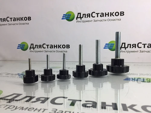 Ручка Винт - Барашек Бакелитовый М8х40мм х D30 – фото 3