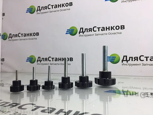 Ручка Винт - Барашек Бакелитовый М8х40мм х D30 – фото 2