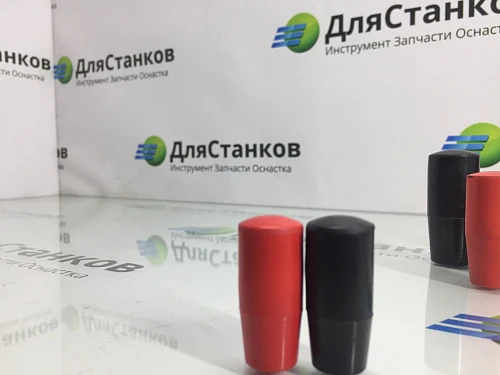 Ручка станочная вытянутая М-10. Размер ручки 20х50мм. Бакелитовая Красная – фото 3