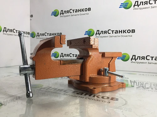 Тиски слесарные 125 мм. Поворотные, с наковальней – фото 5